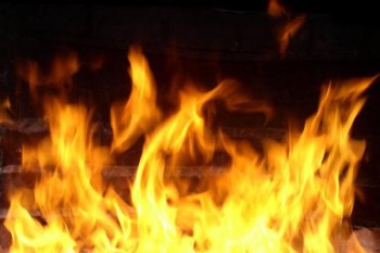 Сегодня ночью в Череповецком районе дотла сгорел деревянный дом