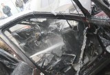 Автомобиль «Лада Приора» сгорел сегодня ночью в Вологде на глазах у хозяина
