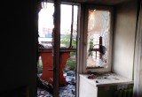 В Вологде тушили пожар: горели диван и стол на балконе (ФОТО)