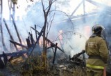 В Тарногском районе ночью сгорел дачный дом