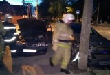 19-летняя девушка на иномарке врезалась в столб в Череповце