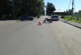 В Белозерске мотоциклист получил сильные травмы в дорожной аварии