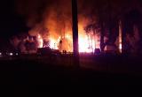 В Вологде сгорел очередной расселенный дом (ВИДЕО)