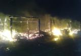 В Тотемском районе сгорел склад площадью более 300 квадратных метров