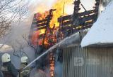 В Вологодском районе огнем повреждена дача с мансардой 