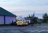 Здание морга в Череповце протаранила пьяная автолюбительница на Ладе