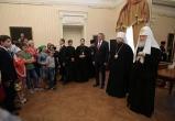 С воспитанниками детдомов и приемных семей  в Вологде встретился Патриарх