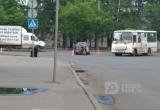 ДТП в самом центре Вологды: мотоциклист и "Нексия" не поделили перекресток 