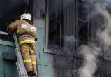 Частный деревянный дом сгорел в Вашкинском районе