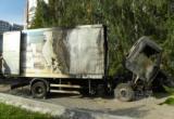 В Вологде загорелся грузовик с продуктами (ВИДЕО) 
