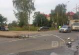 Бетонный столб упал на улицу Карла Маркса в Вологде (ФОТО, ВИДЕО) 
