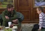 Рамзан Кадыров принял на службу нового охранника — шестилетнего  Магомеда-Эми Газиева
