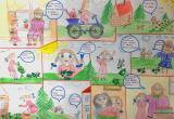 Комикс 7-летней Маши Ишметовой из Вологодской области стал почтовой открыткой