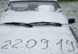 В Вологодской области выпал первый снег