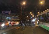 Несколько автомобилей столкнулись возле Ленинградского моста в Вологде