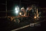 В Вологодском районе после ДТП сгорела дотла «ГАЗель» с погибшим водителем
