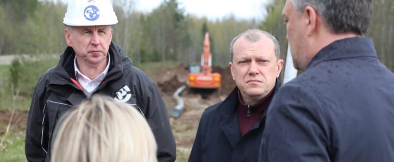 Генеральный директор АО «Газпром газораспределение Вологда» и первый заместитель губернатора Вологодчины проверили ход строительства газопровода до Белозерска
