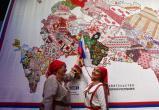 В Чувашии представили вышитую карту России