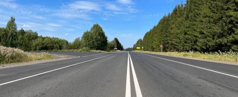 Ремонт 33 км автодороги Тотьма-Никольск в Никольском районе завершен