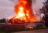 Вологжанин сжег лицо при пожаре в собственном доме