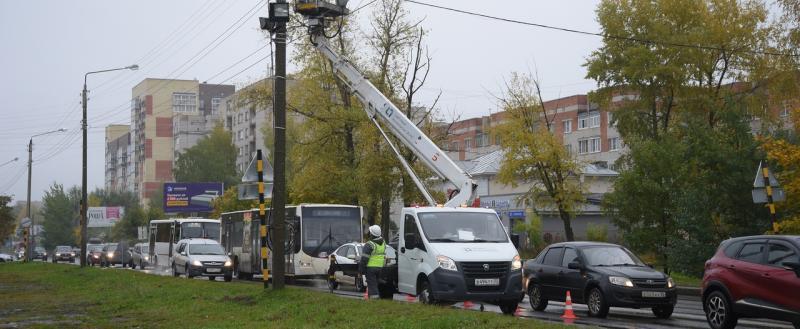 В Вологде приступили к замене светильников на магистральных улицах