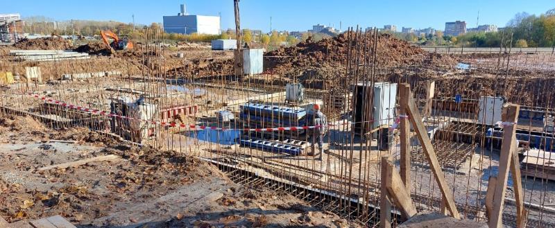 В Вологде продолжается строительство новой поликлиники
