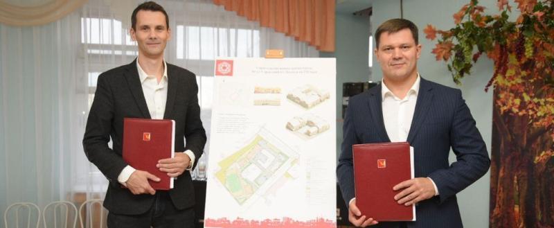 Власти Вологды подписали концессионное соглашение по строительству начальной школы в микрорайоне Прилуки