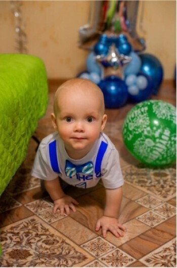 Костя Попов, 1 год