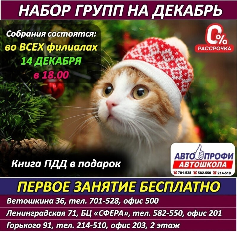 Успевай записаться на бесплатное занятие в автошколу &laquo;Авто-Профи&raquo; Вологда