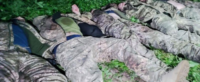 На фото: ликвидированные боевики ДРГ в Белгородской области 