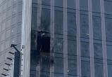 Очередной украинский беспилотник оставил "пробоину" в небоскребе Москвы-Сити