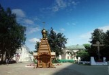 Георгий Филимонов дал старт строительству деревянной часовни на месте утраченного Спасо-Всеградского собора