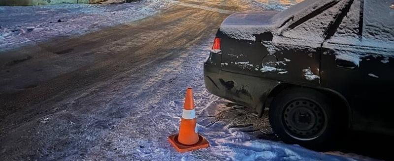 В центре Вологды трусливый водитель совершил наезд на пешехода и скрылся