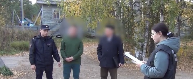 скриншот видео пресс-службы СУ СК РФ по Вологодской области