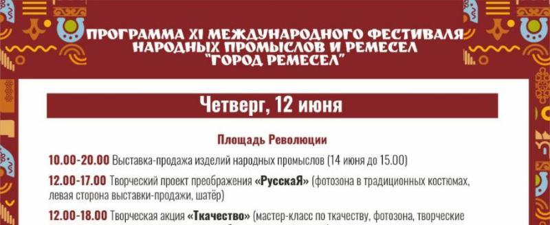 Искусствоведы со всей России будут оценивать конкурсные работы участников фестиваля «Город ремёсел» в Вологде