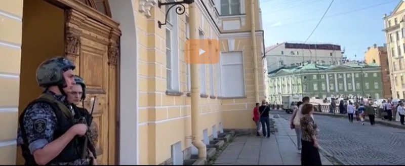 скриншот видео Росгвардии Северо-Западного округа