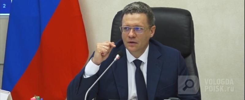 Георгий Филимонов, губернатор Вологодской области на планерке