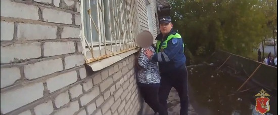 скриншот видео пресс-службы региональной полиции