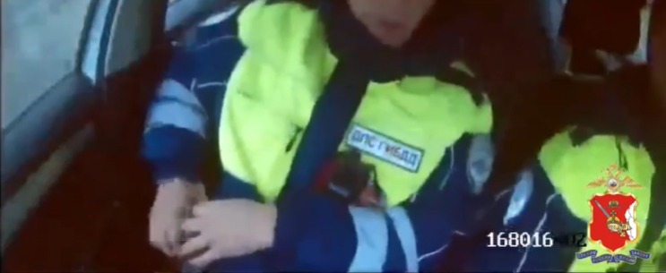 скриншот видео пресс-службы региональной полиции