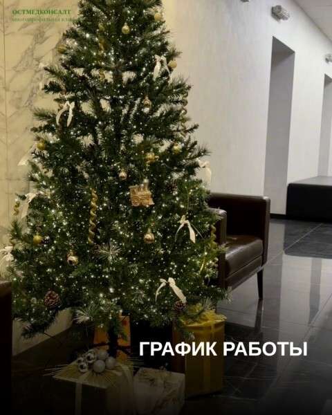 График работы ОстМедКонсалт в новогодние праздники 