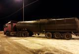 В Вологодской области грузовик отправили на штрафстоянку за перевозку опасных грузов с нарушениями