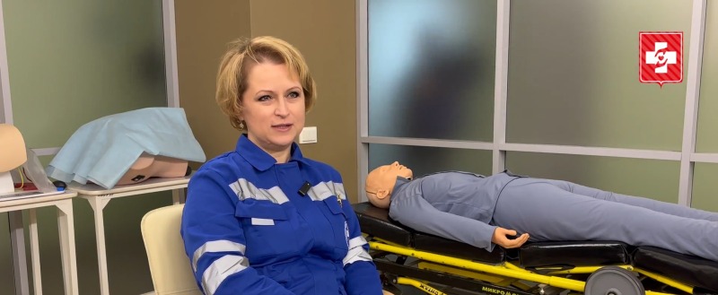 Скриншот из видео Минздрава Вологодской области