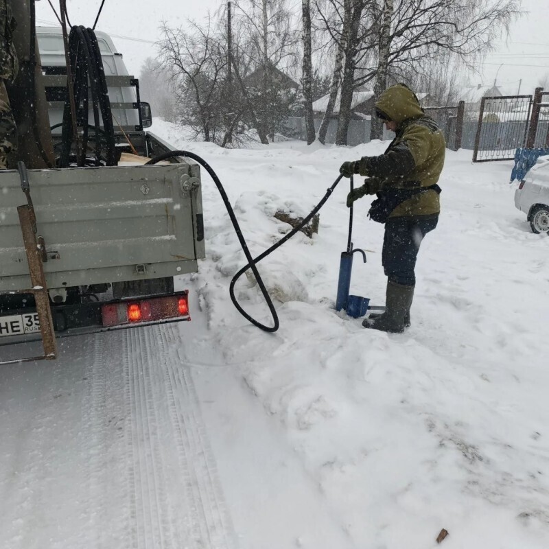Вода возвращается: Белозерский глава заявил, что в округе отогрели 15 водозаборных колонок