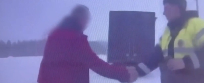 скриншот с видео от УМВД России по Вологодской области