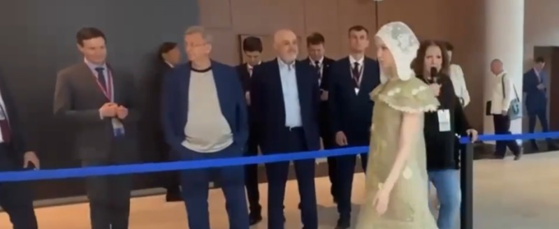 скриншот видео с официальной страницы ПМЭФ в соцсети 