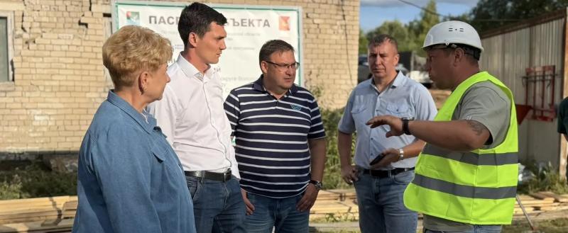 В поселке Суда продолжается обновление очистных сооружений
