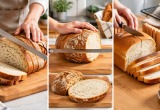 Как ровно нарезать хлеб: 3 простых трюка
