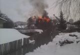 Пожар в коттедже на Гиляровского 55 (ФОТО и ВИДЕО) 