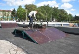 Скейтпарк у «Зуба»: рампу для скейтеров и фанатов мотокросса установили в Вологде (ФОТО)