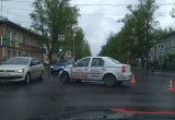 Минивэн "Мерседес" перевернулся в центре Вологды (ВИДЕО,ФОТО) 
